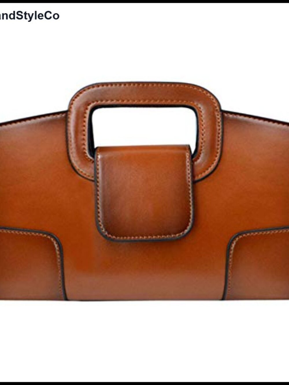Women Vintage Flap Tote Top Handle Satchel Handbags PU Leather Clutch Purse